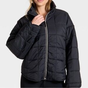 Women's Black Quilted Jacket